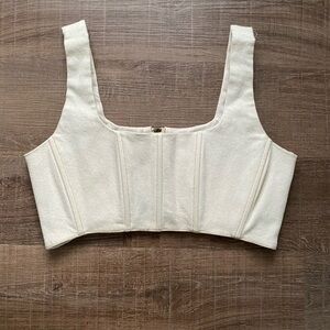 7 For All ManKind Denim Crop